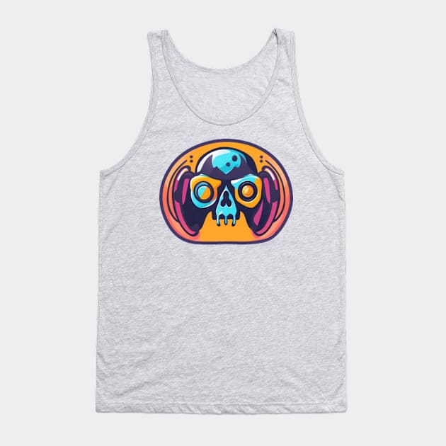 Trippy Skull Tank Top by Gamers Gear